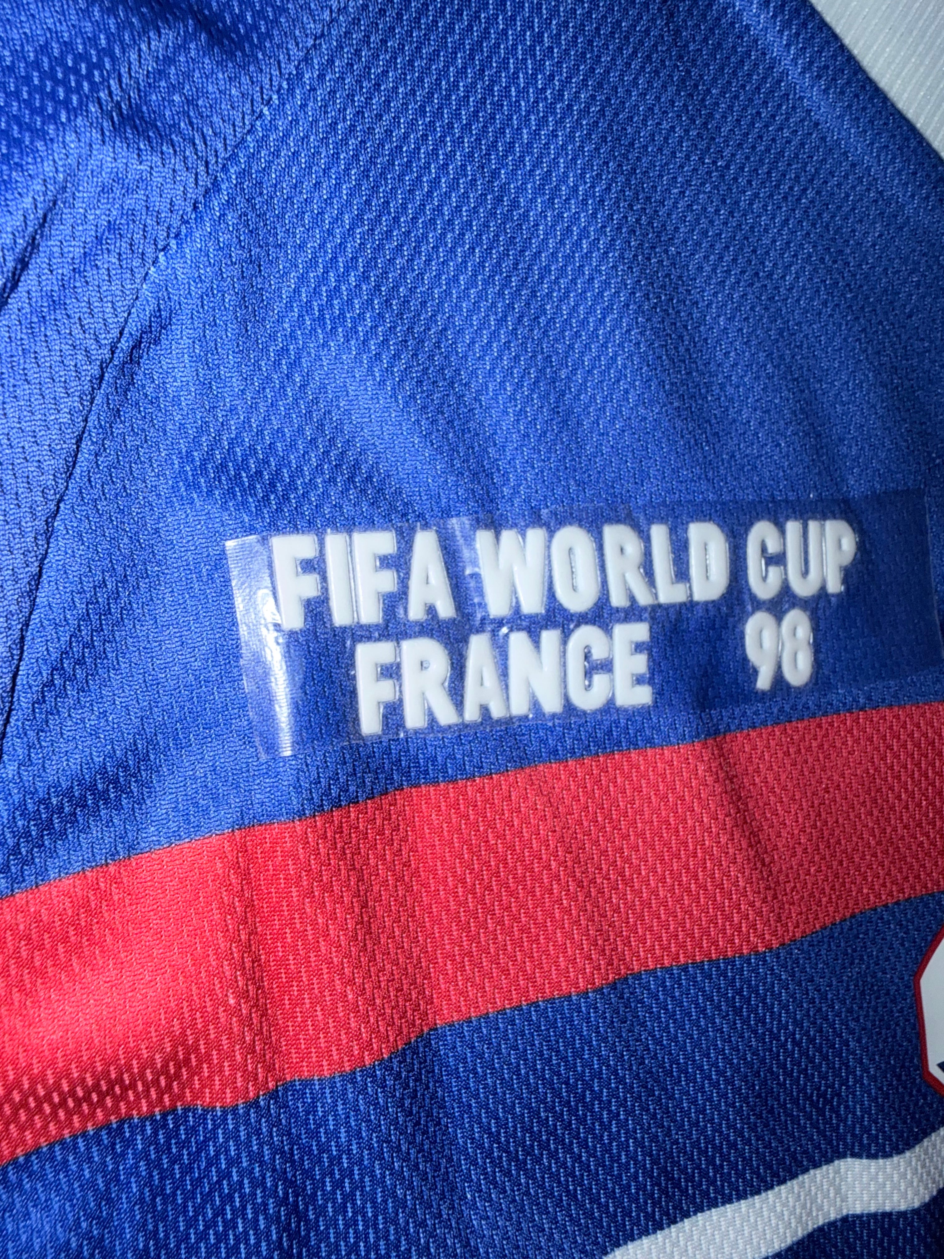 Jersey Francia 1998 mundial Zidane envío inmediato 1-3 días