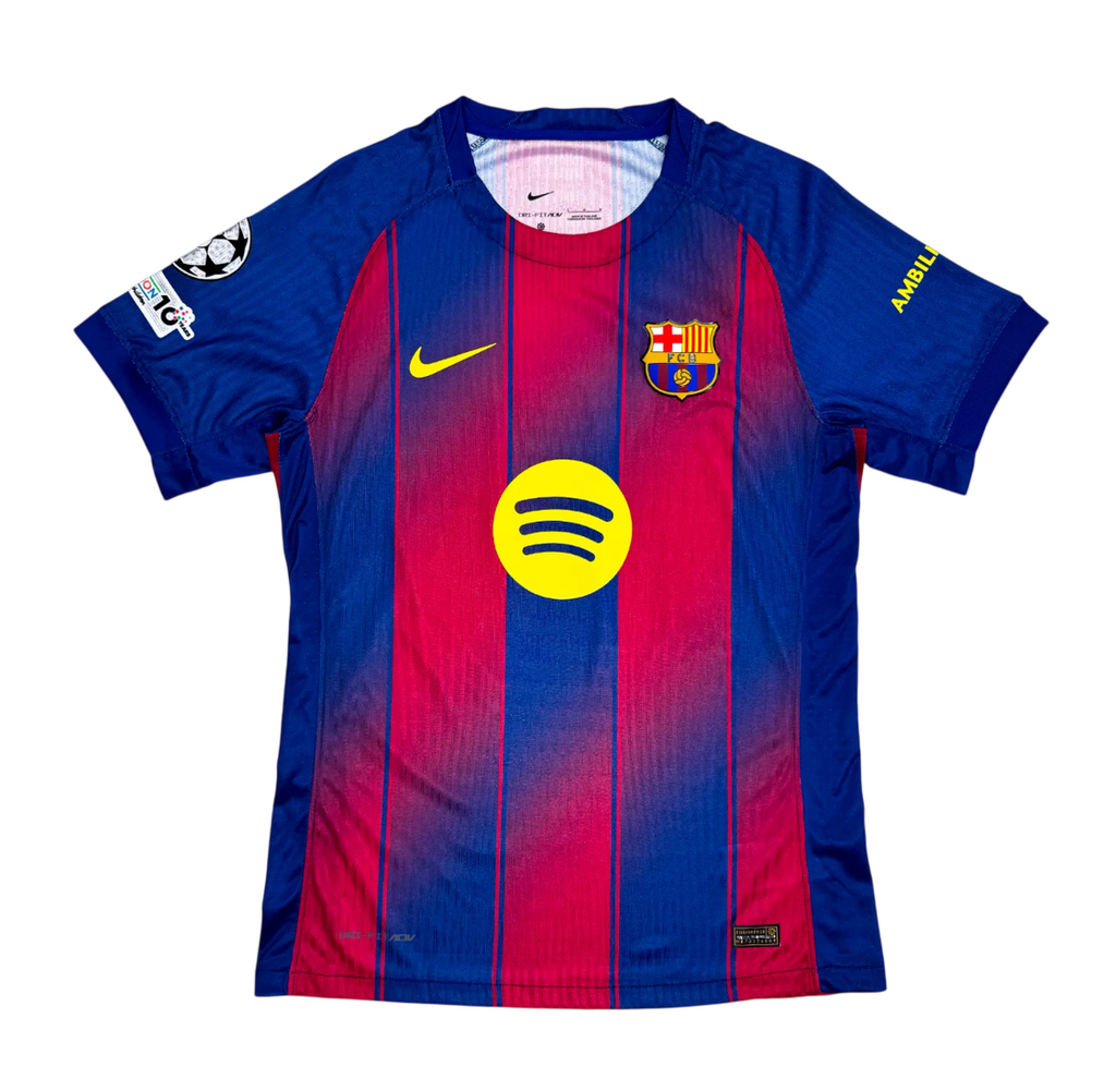 Jersey Barcelona 2025/26 versión jugador edición Champions League