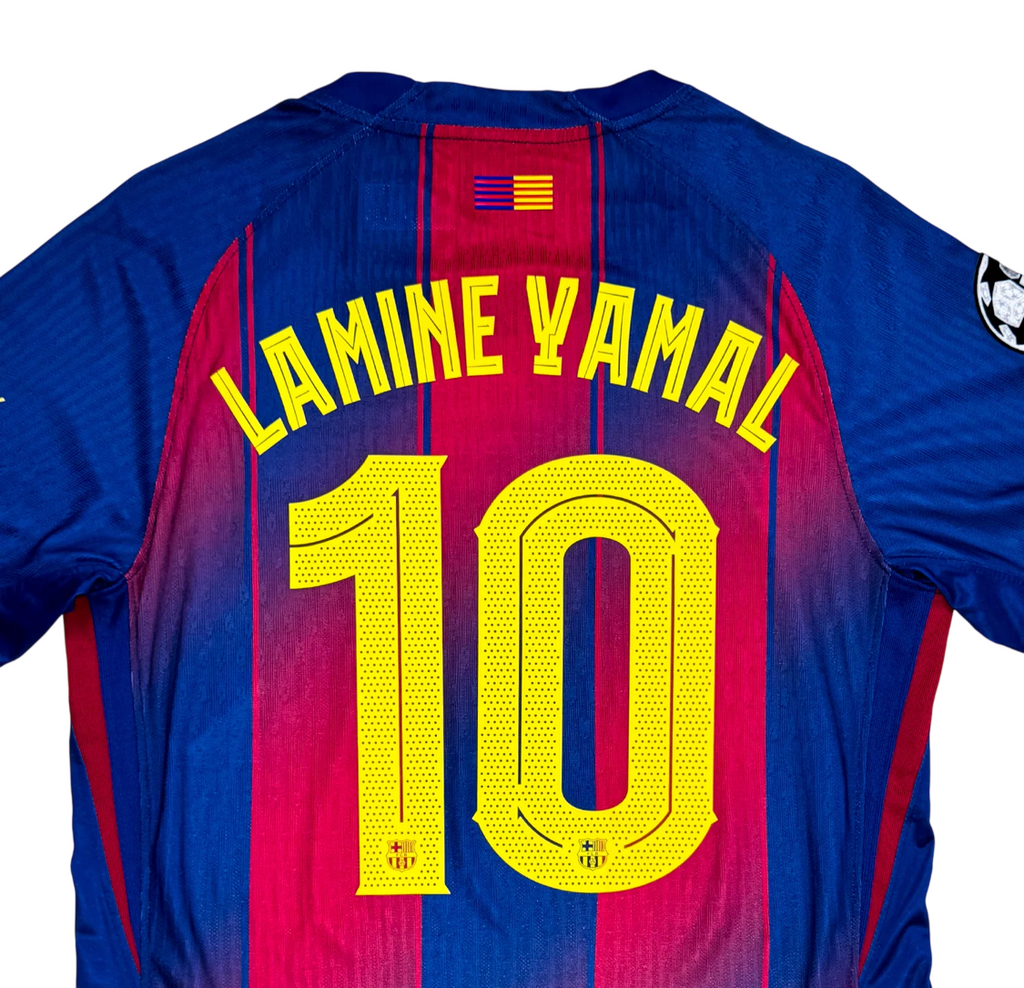 Jersey Barcelona 2025/26 versión jugador edición Champions League