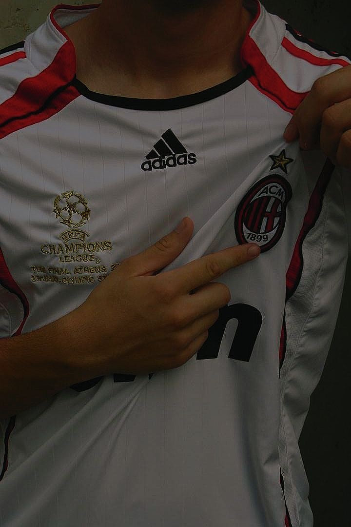 Jersey AC Milán 2007 edición final Champions league